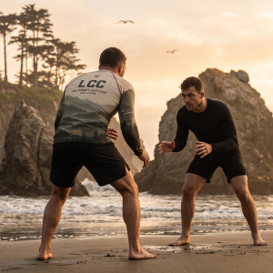 LCC NorCal Redwood Vista BJJ Rash Guard