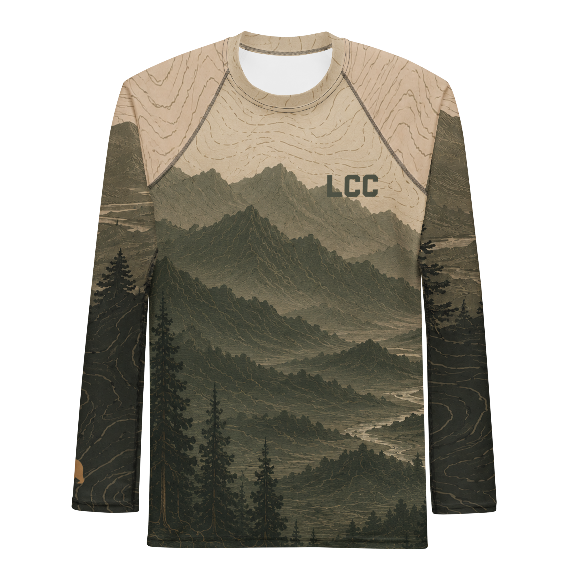 LCC NorCal Redwood Vista BJJ Rash Guard - Image 3