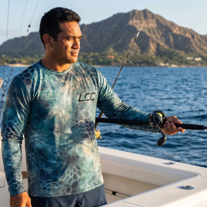 LCC Blue Water Long Sleeve Performance Fishing Shirt