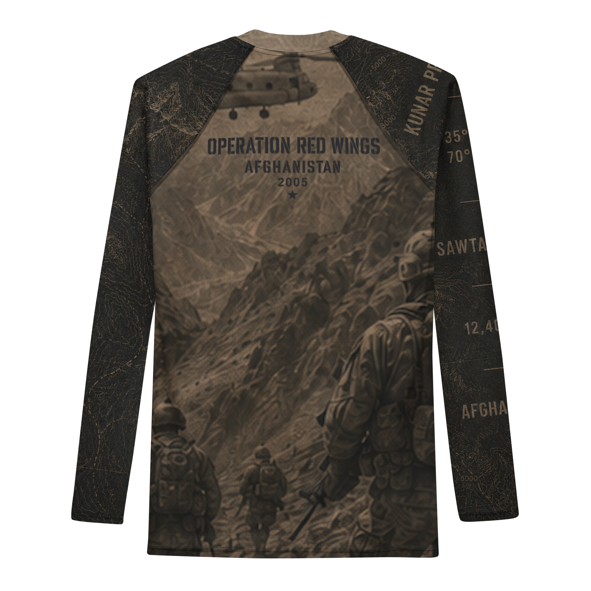 LCC Operation Red Wings Rash Guard - Image 3
